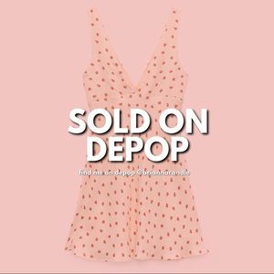 Zara strawberry dress